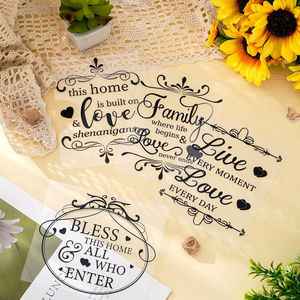 Custom Design UV Waterproof Eco-Friendly Rub <b>Transfer</b> <b>Furniture</b> Stickers Decals 5.5x5.5Inch for School Home Office DIY Art Craft - Product Image 6