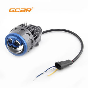 GCar ไฟตัดหมอก LED อเนกประสงค์สำหรับรถยนต์, ไฟเลเซอร์คู่ F2 6000K ไฟตัดหมอก LED สีขาวกันน้ำ - Product Image 4