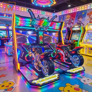 Simulateur de course d'arcade en métal à monnayeur, machine de jeu de simulation de conduite de haute qualité à vendre - Product Image 1