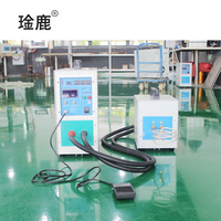 Nouveau four de chauffage à induction métallique haute fréquence 15KW, moteur à engrenages, cœur PLC, écologique, prix compétitif, JinLu