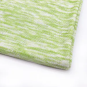Tricoté Style Hiver Hacci Pull En Tricot Tissu Fil Teint Acrylique Coton Laine Textile pour Robes et Vêtements