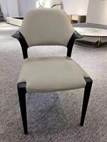 Fauteuil en bois massif de style italien moderne et simple, fauteuil design pour bureau à domicile
