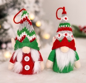 Nuovo ciondolo di natale ornamenti nani decorazione del partito gnomo bianco regali Mr e Mrs ornamenti per bambole Led gnomi di natale senza volto - Product Image 2