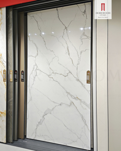 1600x3200mm Bianco statuario trắng đá cẩm thạch nhân tạo Countertop 12mm Độ dày thiêu kết sàn đá gạch - Product Image 5