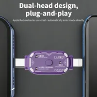 Herramienta de Recuperación DFU Lanrui V587 para iPhone y Android, Herramienta de Modo de Reprogramación con Reinicio de Arranque en un Clic, Doble Cabezal