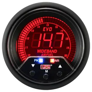 60mm air fuel ratio gauge Car Gauges Black Face Meter for automobile