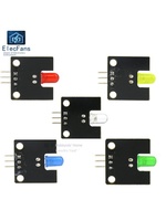 Módulo de LED, Diodos Emisores de Luz de 5mm, Blanco, Rojo, Amarillo, Verde, Azul, Placa de Desarrollo de Microcontroladores, Componentes Electrónicos
