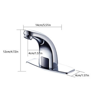 Phòng tắm đồng thau touchless thông minh lưu vực vòi Mixer tự động cảm ứng hồng ngoại cảm biến bồn rửa vòi nước - Product Image 4