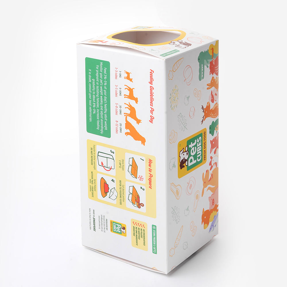 Boîte blanche à rabat