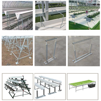 Promotion : Gouttière plate en PVC pour culture hydroponique de fraises, culture hors-sol pour ferme commerciale