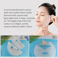 Masque facial jetable en tissu ultra doux, ultra flexible, en fibre de cuivre et d'ammoniaque, à tissage uni, anti-graisse, pour le visage, vente en gros OEM ODM