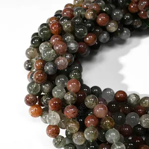 6MM 8MM 10MM pietra naturale vendita calda pietra preziosa fili di perline pietra preziosa allentata perla di pietre preziose colorate