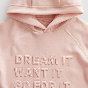 เสื้อฮู้ดกำหนดลายนูนทรงโอเวอร์ไซส์ของผู้ชาย3D - Product Image 4