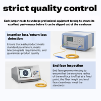 Single-Mode Fiber Jumper SC APC to FC APC Low Loss SM Patch Cord for FTTH and Telecom