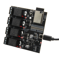 LILYGO T-Relay ESP32 5V Placa de relé de 4 vías con 4MB Flash WiFi y Bluetooth Control de interruptor remoto Módulo de relé de E/S IoT