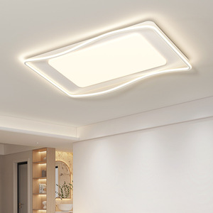 โคมไฟเพดาน LED สี่เหลี่ยมทันสมัย 15-30 ตร.ม. สำหรับห้องนั่งเล่นห้องนอนพร้อมโป๊ะโคม PMMA การส่งผ่านแสงสูง - Product Image 1