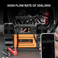 DC12V ou 24V Heavy Duty Double Cylindre 300L/MIN 4x4 Pompe De Gonflage De Pneus 12v Compresseur D'air De Voiture Pompe De Gonflage À Air Électrique
