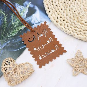 Stock in Bulk Multi Colors <b>Bag</b> <b>Charms</b> Keychain UAE Font <b>Charms</b> Pu Leather <b>Bag</b> Pendant <b>Charms</b> for Handbag Decoration - Product Image 3