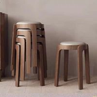 Silla de Comedor Apilable y Plegable de Madera Maciza con Tapicería de Terciopelo, Estilo Nórdico, Diseño Moderno y Minimalista, Muebles para Comedor