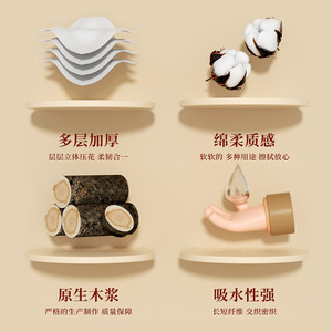Zhennuo Facial <b>Tissue</b> <b>Paper</b> 12 Pack Soft 4 Layer For Home Use - Product Image 3