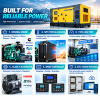 Meilleur prix Générateur diesel Cummins KTA19-G3A 400 kW 500 kVA silencieux/type ouvert avec 1/3 phase pour solution d'alimentation de secours pour hôtels et centres de données