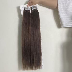 Extensiones de Cabello Humano 100% Naturales, de Alta Calidad, al por Mayor, Doble Trama, Cutícula Alineada, Cabello Virgen Europeo de un Solo Donante, Remy - Product Image 1