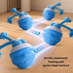 משחק אוטומטי חכם משחק אוטומטי לחיץ כדור מחמד לכלבים וחתולים צעצועים - Product Image 3