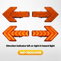 Feu de signalisation LED rechargeable 12-36V, étanche IP67, homologué ECE R65, pour véhicules d'ingénierie, remorques et machines agricoles