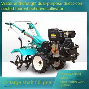 Allradgetriebener Diesel-Kultivator Rotationshacke Unkrautbekämpfung Pflügen Doppelfunktion Furchen- und Rückfüllmesser für Nass- und Trockenland - Product Image 5