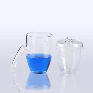 Crisol de Cuarzo XZ Lab Supplies de 100 ml con Tapa, Resistente a Altas Temperaturas, para Uso en Laboratorio - Product Image 2