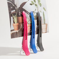 Clips à cheveux de salon personnalisés Wanmei, clips à cheveux en plastique, clips de coiffure à domicile, antidérapants, clips de séparation en bec de canard, clips de barbier
