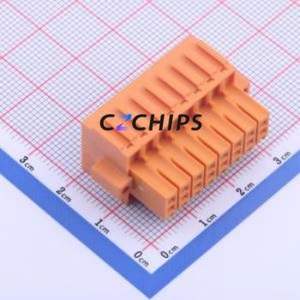 KF2EDGKEM-3.5-2*8P Plug-in Terminal Block P=3.5mm Connector Male Plug Screw Fixing 2x8P 3.5mm - Product Image 2