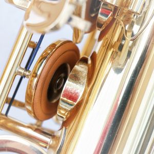 Saxofón C Melody <span class=keywords><strong>de</strong></span> Alta Calidad, Saxofón C Melody <span class=keywords><strong>de</strong></span> Latón Lacado en Oro con Estuche en Stock - Product Image 3