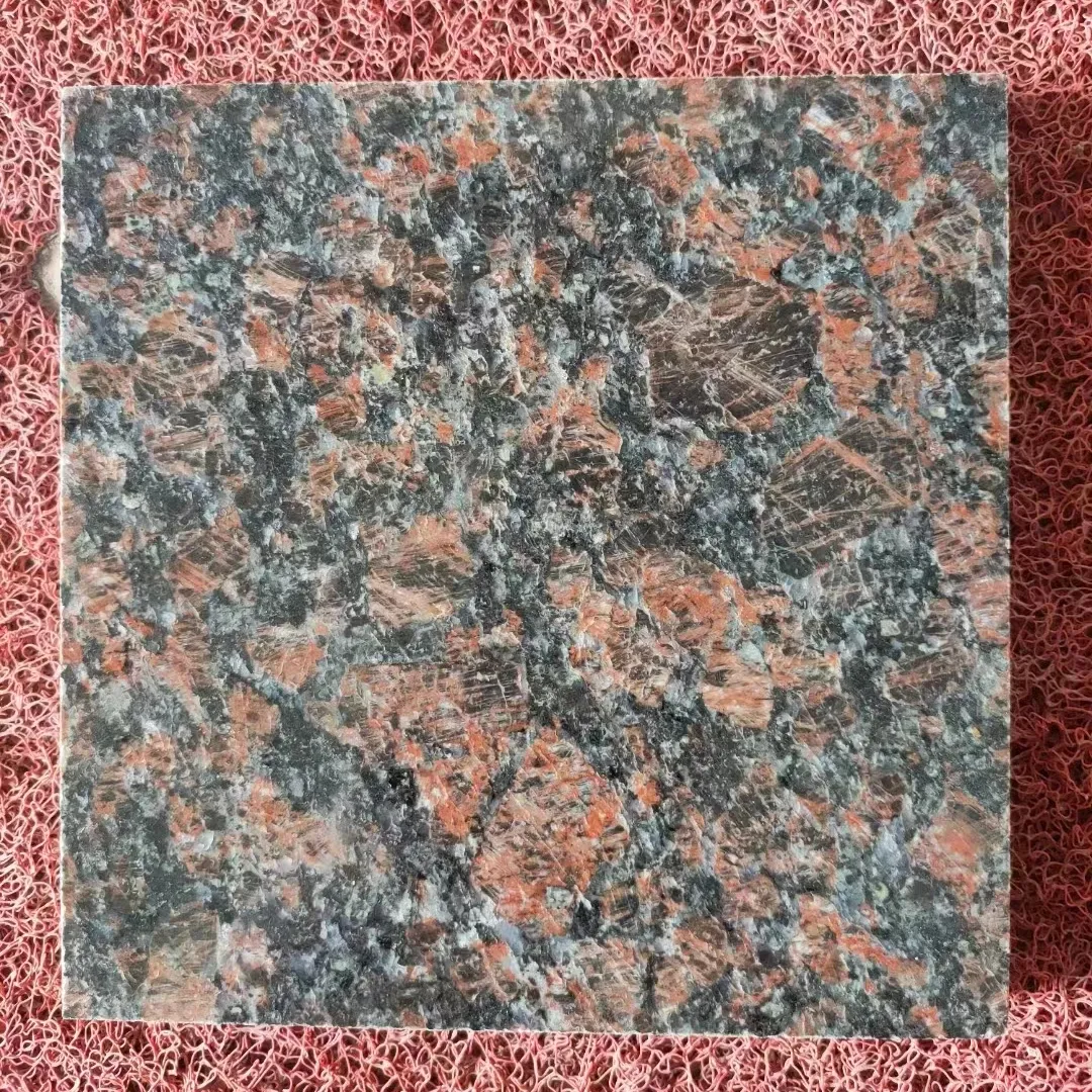 AST OEM/ODM Tegel Granit glänzende polierte Oberfläche und feste Oberfläche Tan Brown Granit fliesen für Boden und Wand