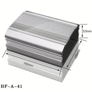 EBM IP54 Control Box Aluminum Extruded <b>Enclosure</b> Housing Amplifier PCB Case Powder Coated Extrusion Heatsink Project Box - Product Image 3