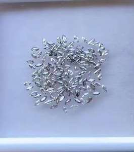 Diamants de qualité supérieure cultivés en laboratoire, taille marquise, sel et poivre, 4,0 x 2,0 mm, pour la marque certifiée Jewelux, pour la fabrication de bijoux, exportateurs en gros - Product Image 1