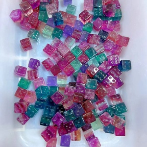 Nhà Máy giá bán buôn số lượng lớn pha lê thủ công mỹ nghệ cầu vồng tự nhiên fluorite Cube xúc xắc cho thanh đêm Quà tặng khuyến mãi - Product Image 4