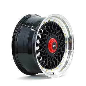 Rines de Aleación para Auto China Flow Formed DX163 Deep Dish <span class=keywords><strong>BML</strong></span>+Gold Rivets de 15 y 17 Pulgadas con Doble PCD - Product Image 5