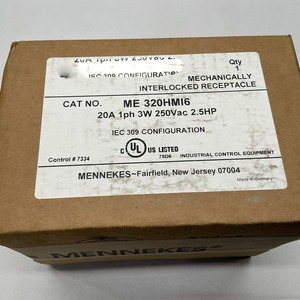 PLC <span class=keywords><strong>mennekes</strong></span> 20A 250V 3W 2.5hp | ขายส่ง Me320hmi6 - Product Image 1