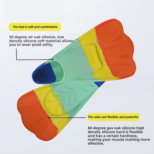 Palmes de natation en silicone professionnelles chaussures de grenouille universelles pour hommes et femmes recommandées pour la formation des entraîneurs - Product Image 4