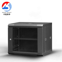 Boîtier de serveur réseau sécurisé 6U sur mesure, 19 pouces, verrouillable, pour centre de données, construction en acier SPCC, transparent, en stock