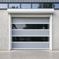 Porte rapide industrielle en PVC sur mesure, automatique, pour usine, atelier et salle blanche