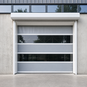 Puerta Rápida Industrial de PVC a Medida, Automática, para Fábrica, Taller y Sala Blanca - Product Image 2