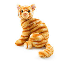 Super mignon chat en peluche réaliste de 25 cm avec tissu super doux pour soulager le stress - Cadeau d'anniversaire