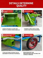Décortiqueuse de céréales mini portable à gaz et diesel 1000 kg/h pour usage domestique, décortiqueuse de riz, de soja et de colza