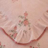Ensemble de literie de qualité supérieure, antistatique, sans perte de fibres, hypoallergénique, jupe de lit amovible, idée cadeau de Noël et décoration intérieure