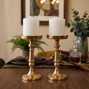 Candelabro Contemporáneo de Aluminio para Mesas de Café/Comedor, Dormitorio, Sala de Estar, Decoración del Hogar, Accesorios de Cumpleaños - Product Image 2