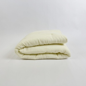 Em bé sử dụng 100% tự nhiên Vỏ bông chăn nhẹ thoáng khí màu rắn chăn xuống thay thế bông <span class=keywords><strong>Comforter</strong></span> - Product Image 1