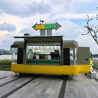 Camión de Comida con Cocina Completa, Remolque de Comida Móvil, Camión de Helados, Carrito de Hot Dogs, Barra de Jugos, Remolque de Comida y Bebidas
