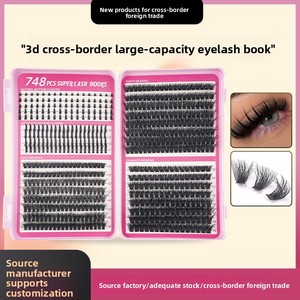 <span class=keywords><strong>Kit</strong></span> de <span class=keywords><strong>faux</strong></span> <span class=keywords><strong>cils</strong></span> segmentés 30D Volume Lash Clusters avec boîte à outils Extensions DIY OEM ODM Approuvé CE - Product Image 2